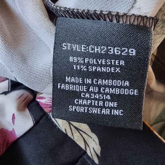 Chapter One Super Comfy Pull-On Floral Pants - Picture 8 of 11